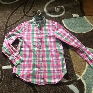 Long Sleeve plaid Ralph Lauren Shirt